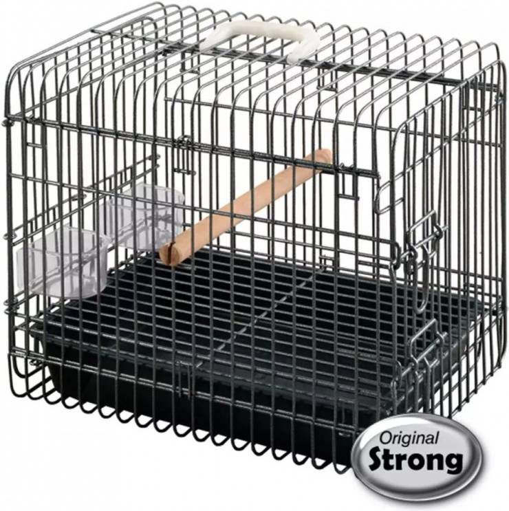 Strong Reiskooi voor vogels Light 33x45x39 cm zwart 99036