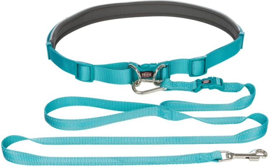 Trixie Buikriem Met Looplijn Hondenhardlooplijn 60 130x3.5 cm Rood