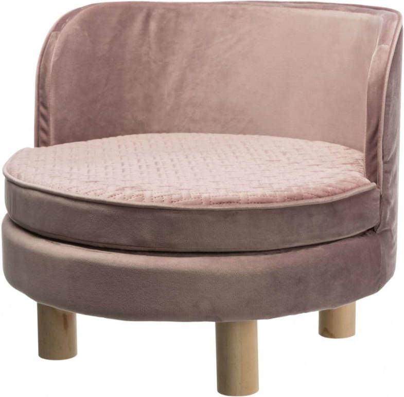 vidaXL Trixie Sofa Livia ø 48 × 40 Cm Oudroze Voor Hond