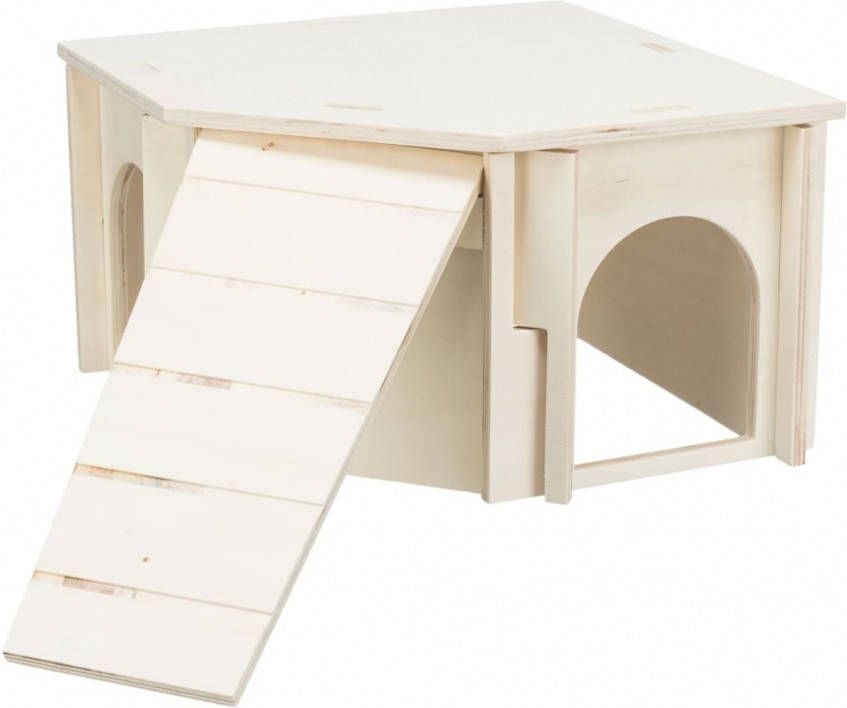 Trixie Huis Thore voor knaagdieren konijnen/cavia&apos, s 30 x 18 x 30 cm
