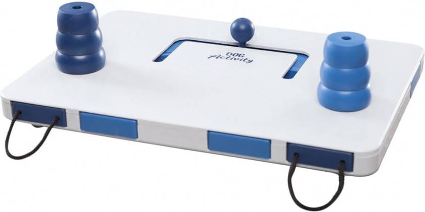 Trixie Dog Activity Move2win Strategiespel Hondenspeelgoed 34x13 cm Donkerblauw Wit Level 3