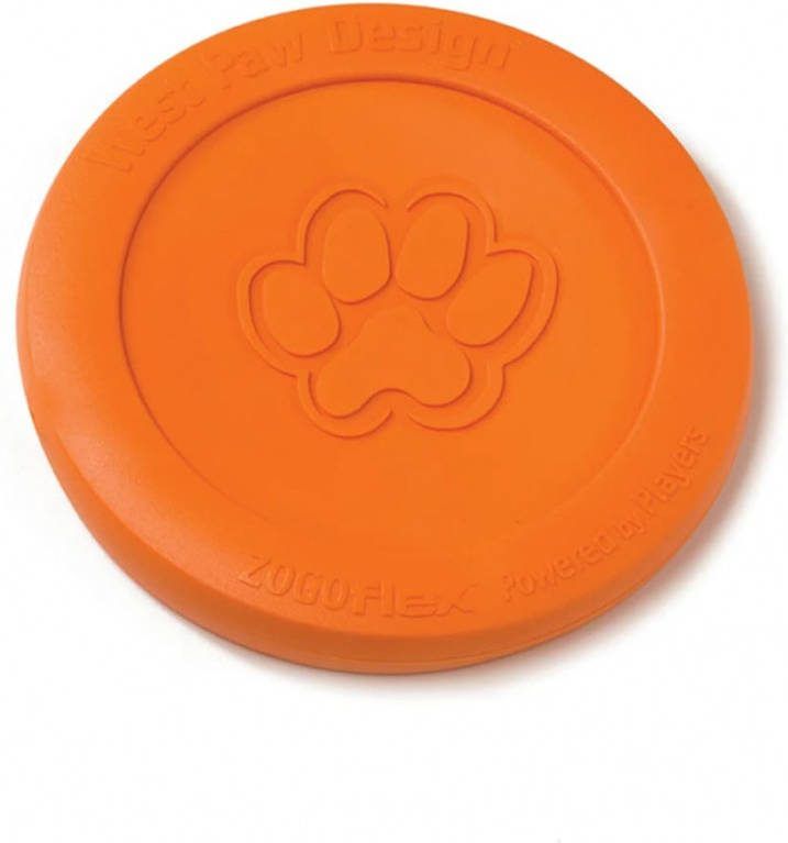West Paw Zogoflex Zisc Flying Disc Large Orange