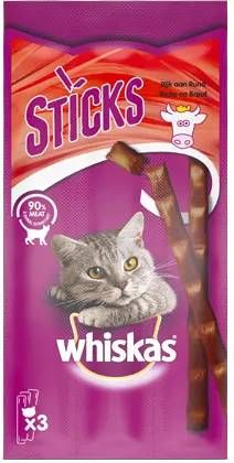 Whiskas Catsticks 3 stuks Kattensnack Rund