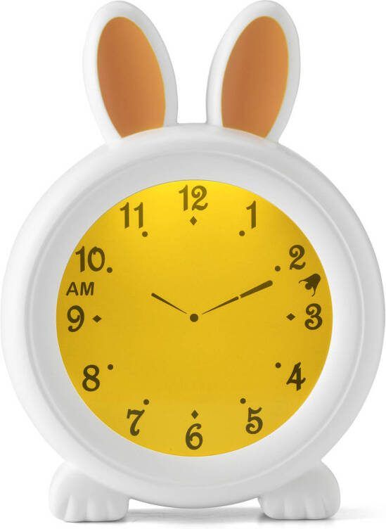 Alecto Slaaptrainer, Nachtlampje En Wekker, Konijn Bc100bunny Wit