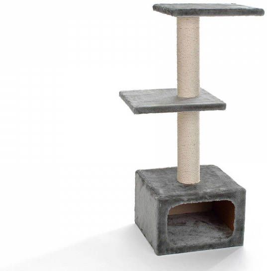 Beeztees Dora Krabpaal Grijs 38x38x91 cm