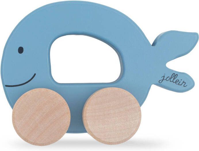 Jollein Baby Accessoires Houten Speelgoed Auto Sea Animal Blauw