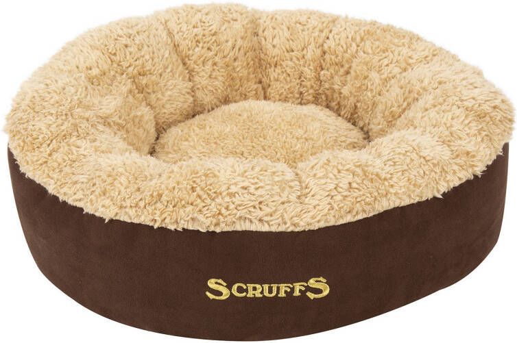 Scruffs Cosy kattenmand Chocolate(Ø45x20 cm )