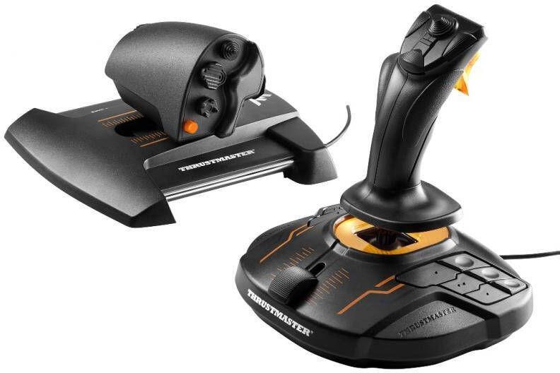 Thrustmaster T 16000m Fcs Hotas Joystick En Throttle Zwart