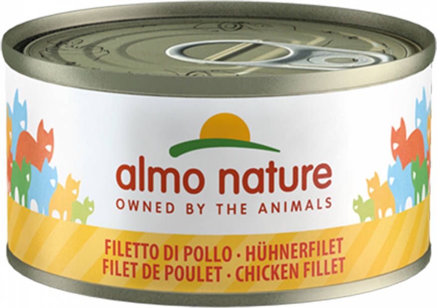 Almo Nature Holistic Kip & Rijst Kattenvoer Bestel ook natvoer 6 x 70 g Kip