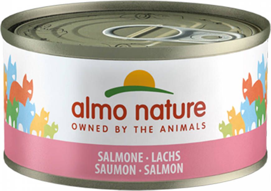 Almo Nature 24x70g Zalm in Gelei Legend Kattenvoer