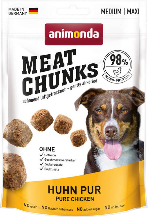 Animonda Meat Chunks Medium/Maxi 80 g Pure Kip