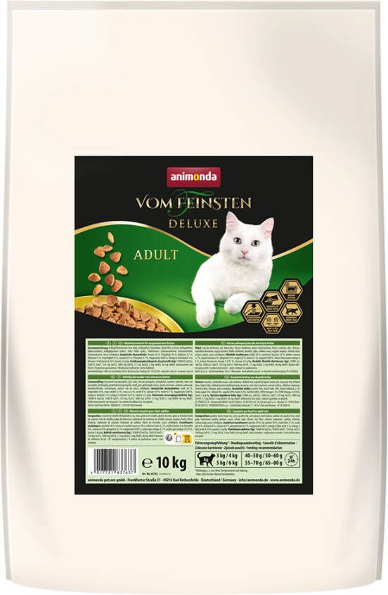 Animonda Vom Feinsten 2x10kg Deluxe Adult Kip Kattenvoer