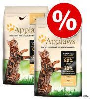 Applaws Voordeelpakket 2 x 6 kg/7, 5 kg Kattenvoer Kip & Zalm