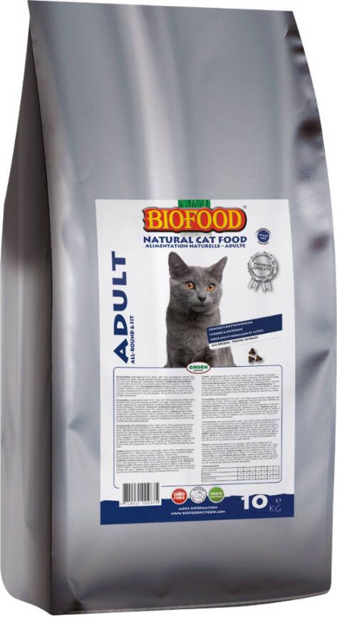 Biofood BF Petfood Adult Allround & Fit kattenvoer 2 x 1, 5 kg