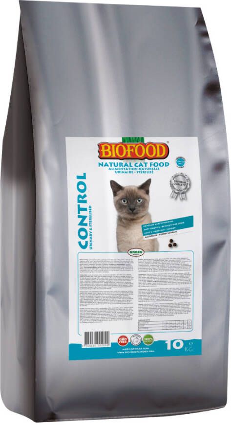Biofood Ncf Control Urinary&Sterilised Kattenvoer Kip Zalm Kippenlever 1.5 kg