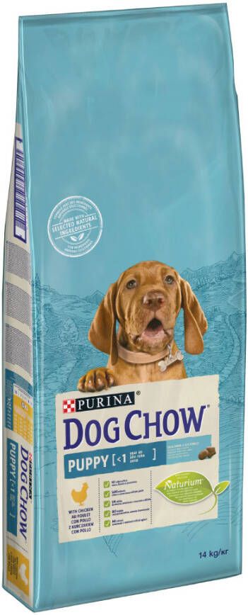 Dog Chow Puppy kip hondenvoer OP is OP 2 x 2, 5 kg