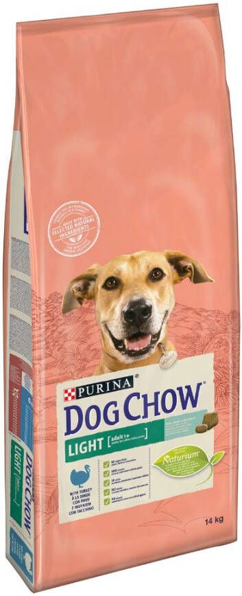 Dog Chow 2x14kg Adult Light Kalkoen Hondenvoer