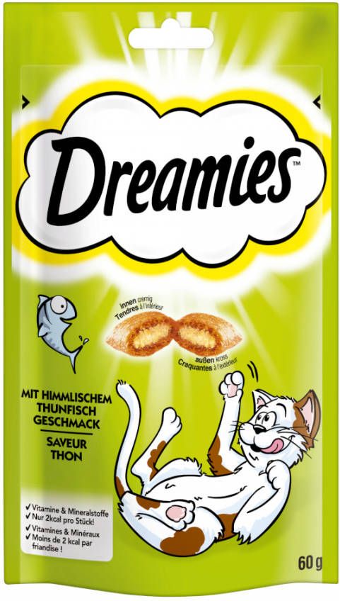 Dreamies 24x85g Selectie in Saus Fijne Variatie Sheba Maaltijdzakjes + gratis Snacks Kat