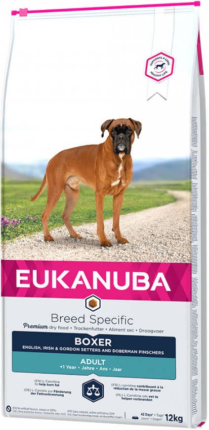 Eukanuba 2x12kg Boxer Breed Specific Hondenvoer