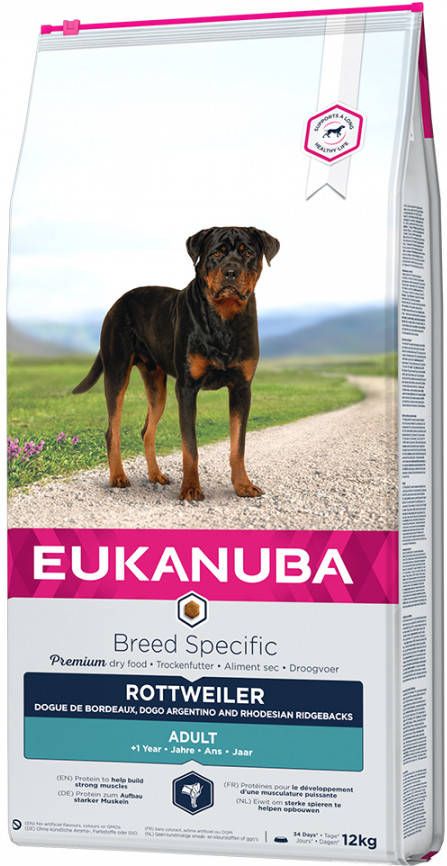 Eukanuba 2x12kg Rottweiler Breed Specific Hondenvoer