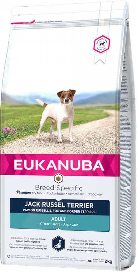 Eukanuba 3x2kg Jack Russell Terrië, r Breed Specific Hondenvoer