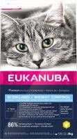 Eukanuba Sterilised/Weight Control Adult Kattenvoer Voordeelpakket 3 x 2 kg