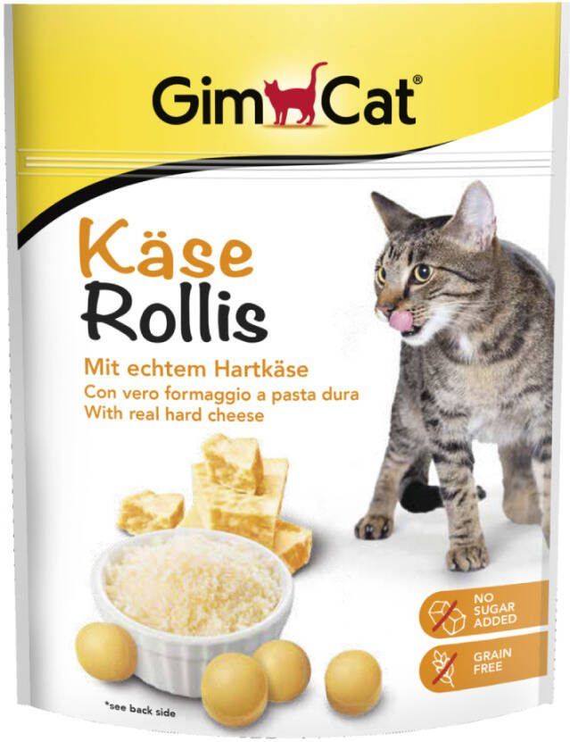 Gimcat 2x140g Kaas Rollis Kattensnacks