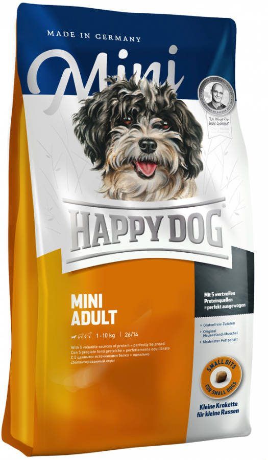 Happy Dog Supreme 2x4kg Supreme Adult Mini Hondenvoer
