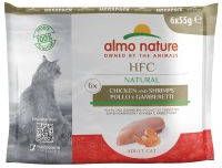 HFC 24 x 55 g Almo Nature Classic Tonijn & Kip Pouch Voordeelpakket Kattenvoer