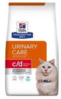Hill&apos, s Prescription Diet C/D Multicare Stress Urinary Care kattenvoer met kip 2 x 1, 5 kg