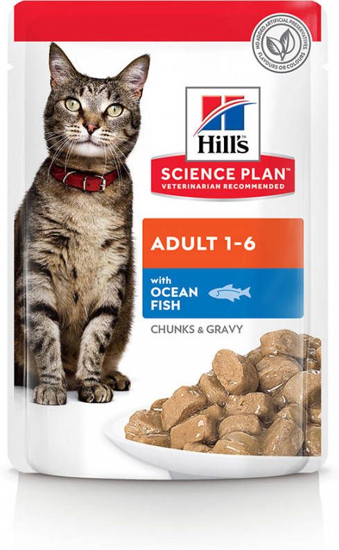 Hill's Hill&apos, s Science Plan Feline Adult Maaltijdzakjes Favourite Selection 12x85