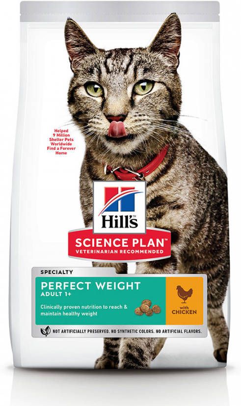 Hill's Hill&apos, s Science Plan Feline Adult Perfect Weight 2, 5 kg
