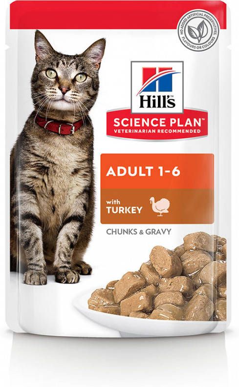 Hill's Science Plan 9 + 3 gratis! 12 x 85 g Adult Kalkoen (12 x 85 g )