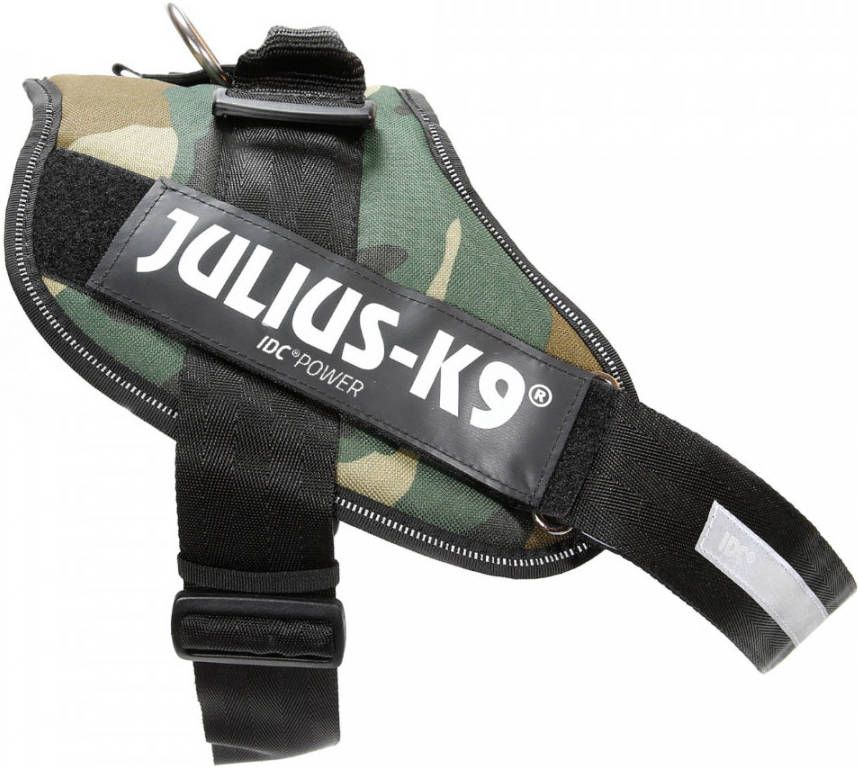 Dobeno Julius K9 Krachtharnas Idc 2 l xl 71 96 Cm 50 Mm Camouflage Voor Hond