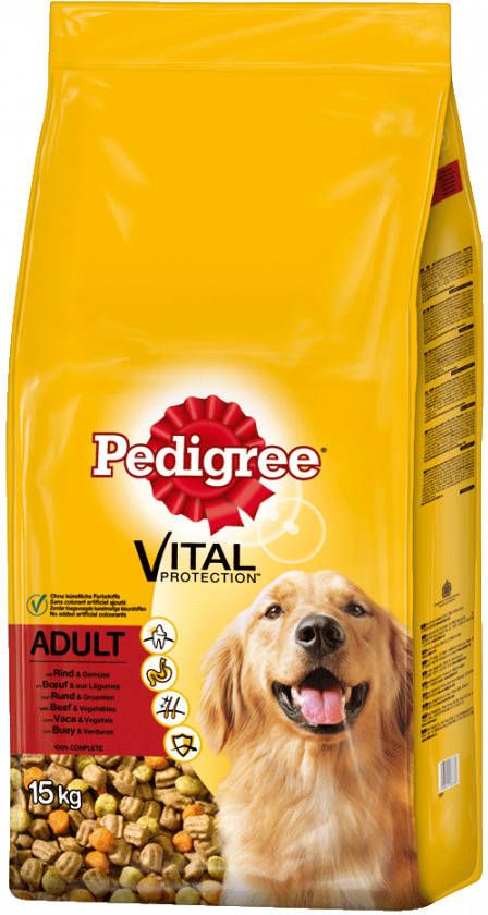 Pedigree 20% korting! 13 kg/15 kg Hondenvoer Junior Maxi met Kip & Rijst(15 kg )