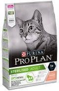 Pro Plan Extra voordelig! 10/14 kg Purina katten droogvoer Sterilised Adult Rijk aan Zalm Kattenvoer(14 kg )
