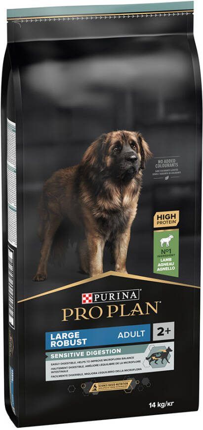 Pro Plan 2x14kg Large Robust Adult Optidigest Lam & Rijst Hondenvoer