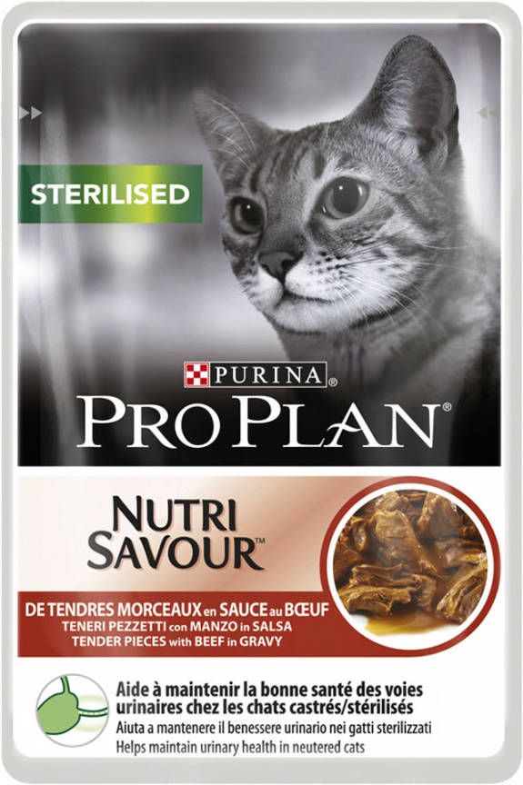 Pro Plan Voordeelpakket Nutrisavour 12 x 85 g Sterilised Rund