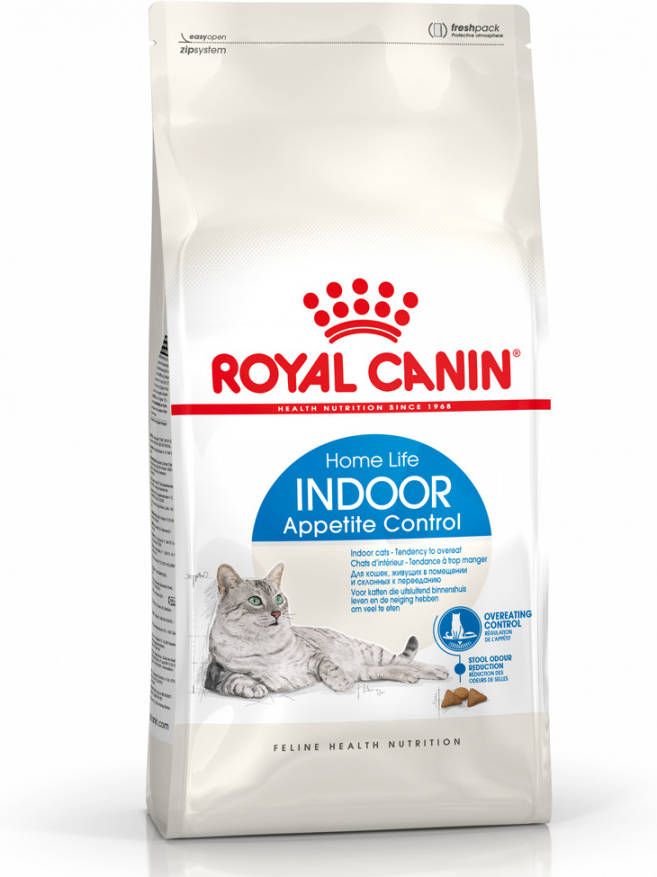 Royal Canin Indoor Appetite Control kattenvoer 2 x 4 kg