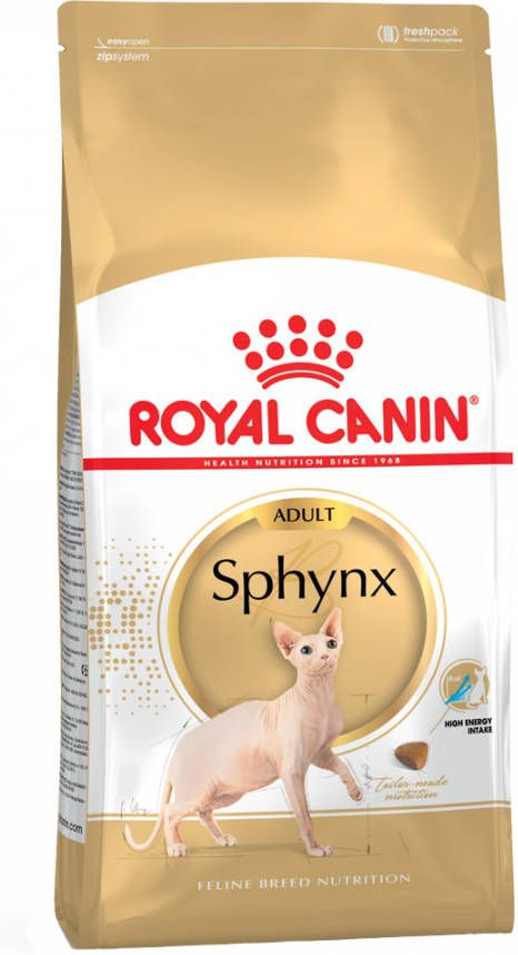 Royal Canin Breed 2x10kg Sphynx Adult Kattenvoer