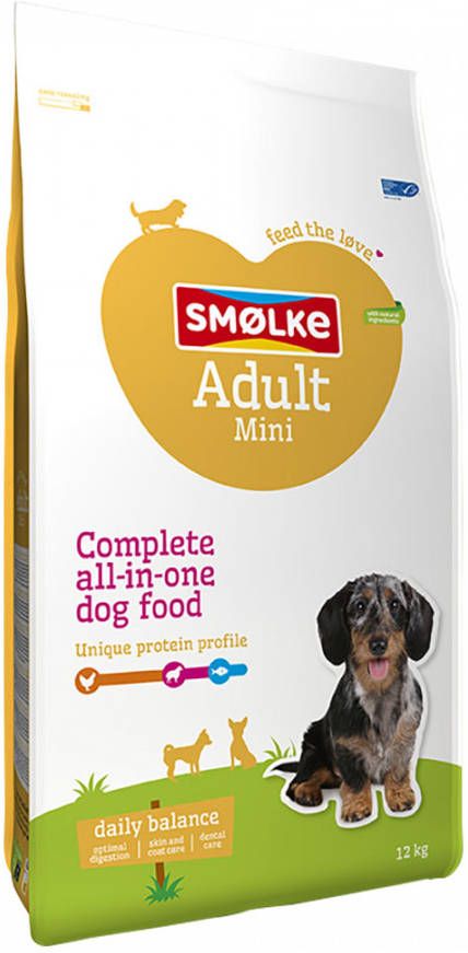 Smolke 2x12kg Adult Mini Daily Balance Smø, lke Hondenvoer