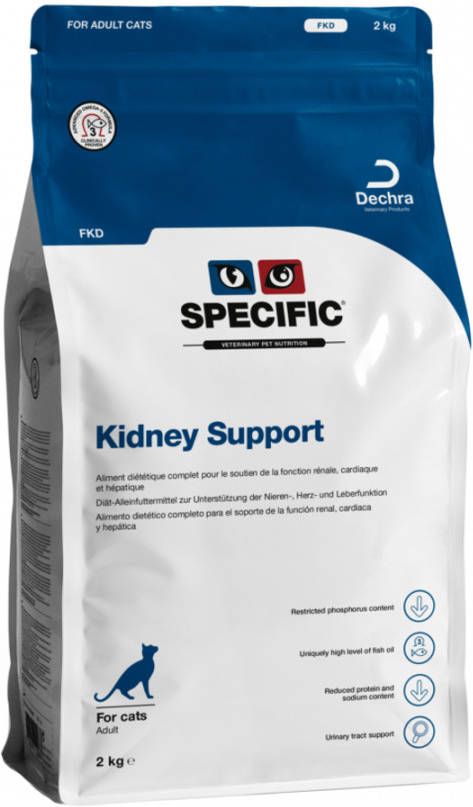 Specific 3x2kg Cat FKD Kidney Support Kattenvoer