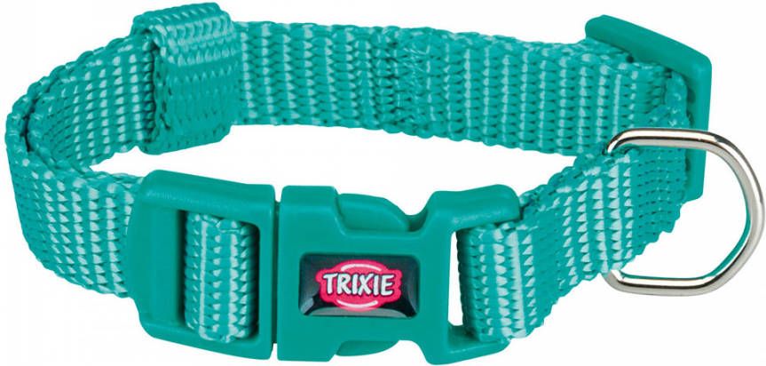 Dechardon Trixie Hondenhalsband Premium 25 40 X 1, 5 Cm Nylon Turquoise