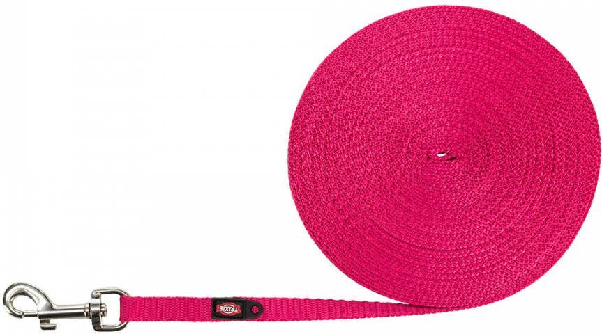 TRIXIE Sleeplijn extra licht Fuchsia 10m lang/10mm breed