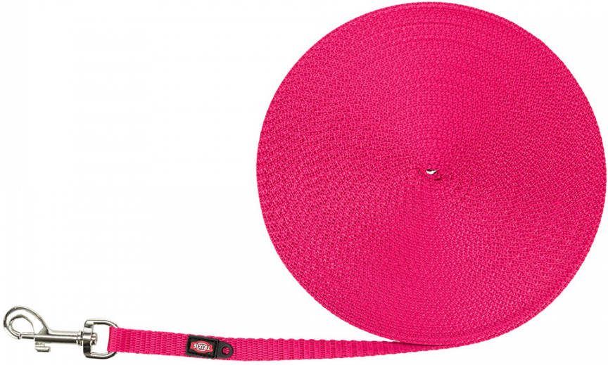 TRIXIE Sleeplijn extra licht Fuchsia 15m lang/10mm breed
