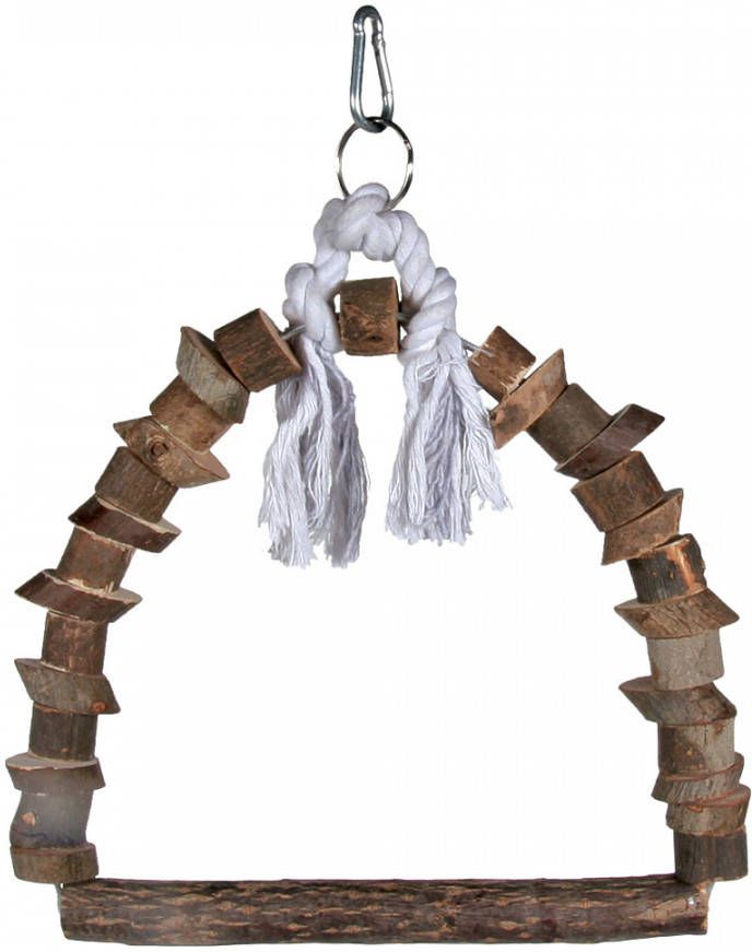 Trixie Natural Living Boogschommel Vogelspeelgoed 15x20 cm