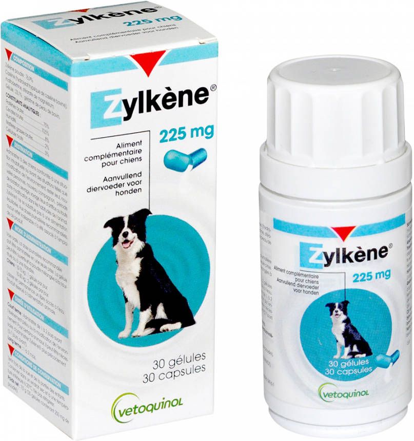 Vetoquinol Dubbelpak 2 x 30 stuks Zylkene Capsules voor Honden van 10 30 kg