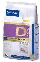 Virbac 2x3kg Veterinary HPM Cat Dermato D1 Kattenvoer