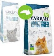 Yarrah 15% korting! 2, 4 kg Bio Kattenvoer Vis(10 kg )