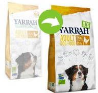 Yarrah 9 + 3 gratis! 12x Bio Natvoer Bio Kip mit Bio Spirulina & Bio Zeewier(12 x 400 g )